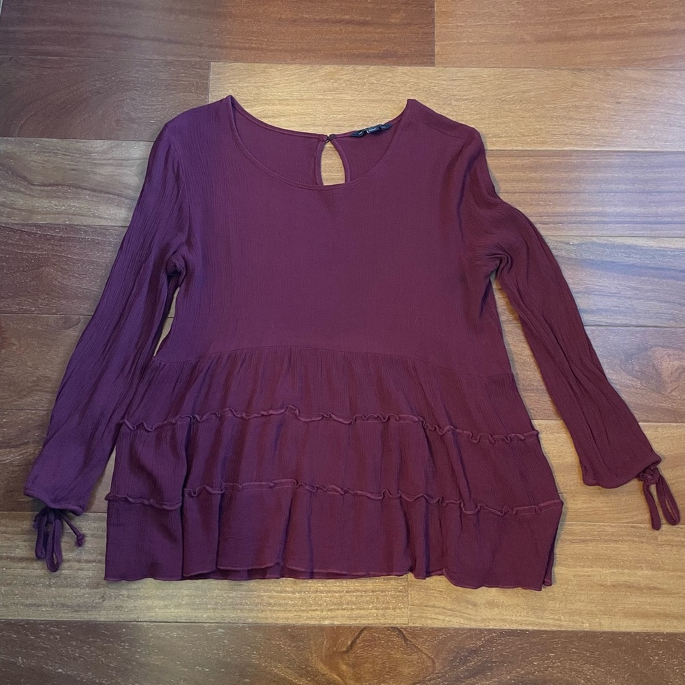 Maroon American Eagle Blouse